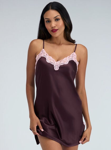 Amelia matte satin chemise